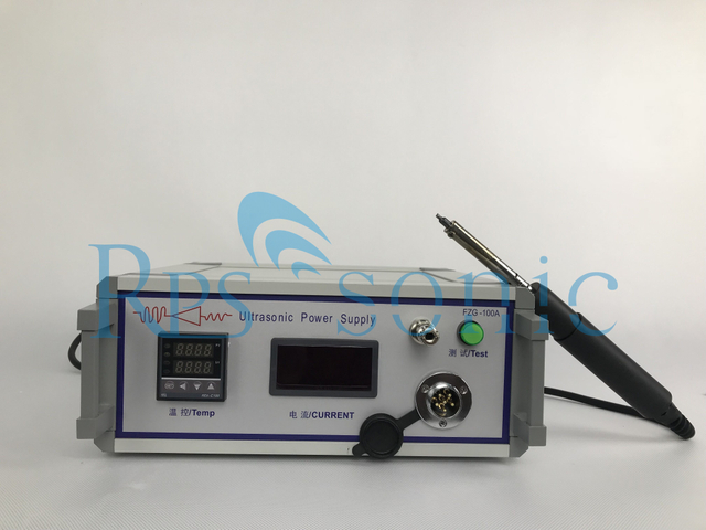 Fer &agrave; souder ultrasonique 60Khz, fil de cuivre &agrave; souder sur verre