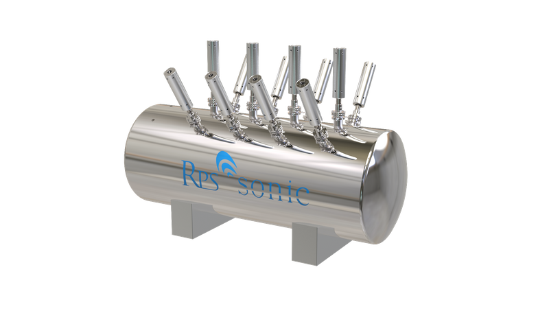 Omogenizator industrial de dispersie asistată cu ultrasunete combinat pentru dispersia grafenului